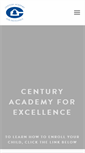 Mobile Screenshot of centuryacademy.org