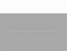 Tablet Screenshot of centuryacademy.org